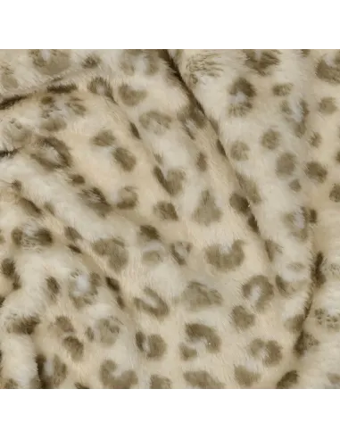 Peau d'animal Beige au Mètre | Zephyr Tissus