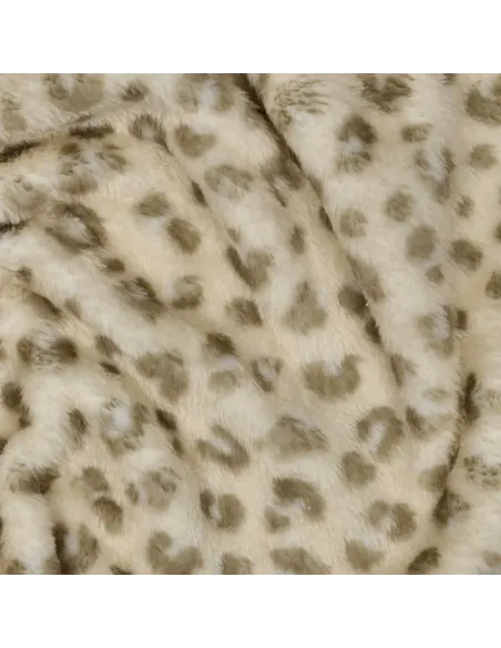 Peau d'animal Beige au Mètre | Zephyr Tissus