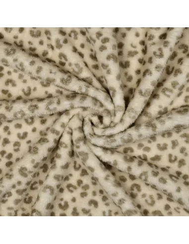 Peau d'animal Beige au Mètre | Zephyr Tissus