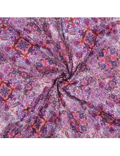 Patchwork impression digitale Bleu au Mètre | Zephyr Tissus 2