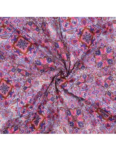 Patchwork impression digitale Bleu au Mètre | Zephyr Tissus