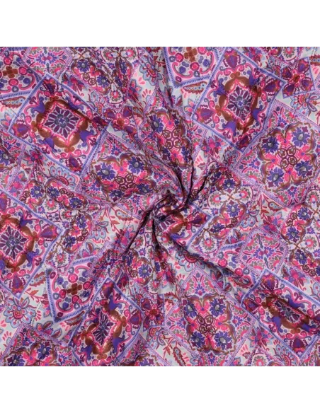 Patchwork impression digitale Bleu au Mètre | Zephyr Tissus