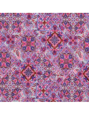Patchwork impression digitale Bleu au Mètre | Zephyr Tissus