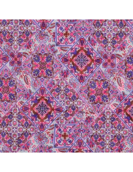 Patchwork impression digitale Bleu au Mètre | Zephyr Tissus