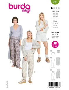 Patron Burda Pantalon & Shorts | Zephyr Tissus
