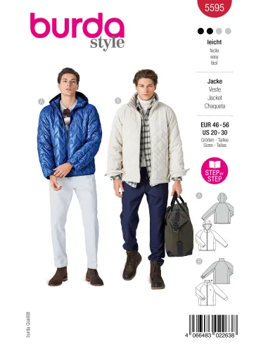 Patron Burda Veste | Zephyr Tissus