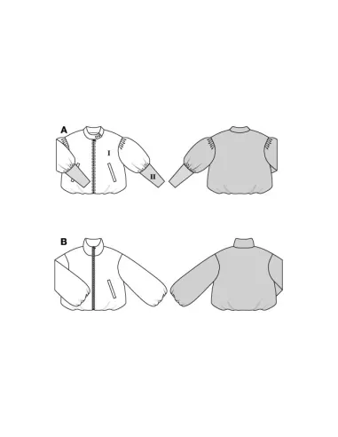 Patron Burda Veste | Zephyr Tissus