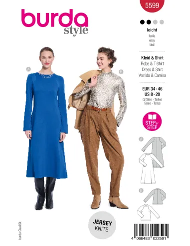 Patron Burda Robe & Chemise | Zephyr Tissus