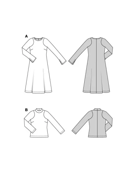 Patron Burda Robe & Chemise | Zephyr Tissus