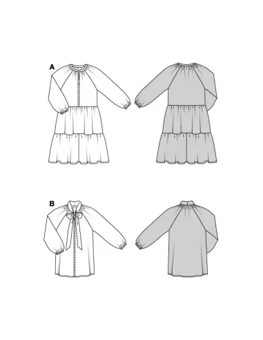 Patron Burda Robe & Chemisier | Zephyr Tissus