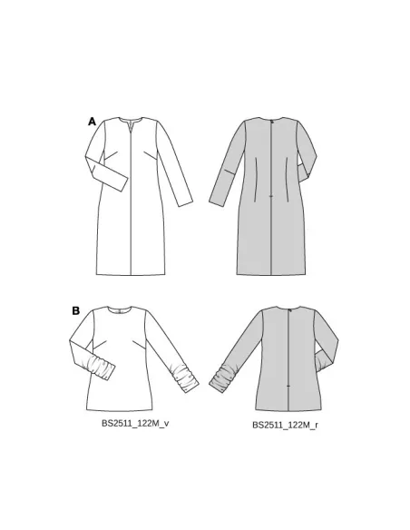 Patron Burda Robe & Chemise | Zephyr Tissus