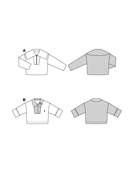 Patron Burda Pull & Top | Zephyr Tissus