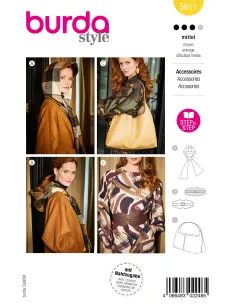 Patron Burda Écharpe & Ceinture & Sac | Zephyr Tissus