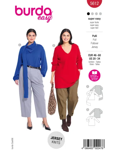 Patron Burda Pull | Zephyr Tissus