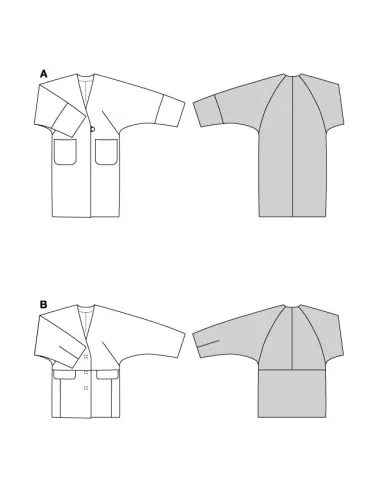 Patron Burda Veste & Manteau | Zephyr Tissus
