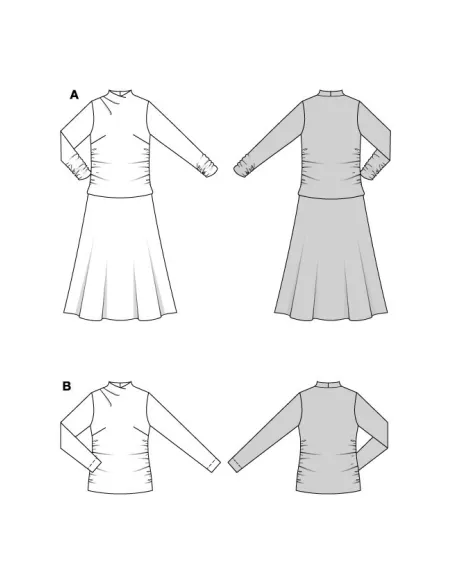 Patron Burda Robe & Top | Zephyr Tissus