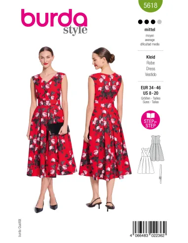 Patron Burda Robe | Zephyr Tissus