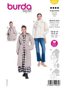 Patron Burda Veste & Manteau | Zephyr Tissus