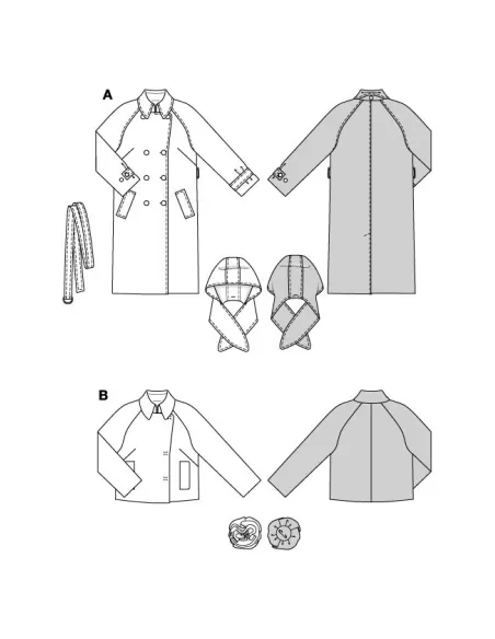 Patron Burda Veste & Manteau | Zephyr Tissus