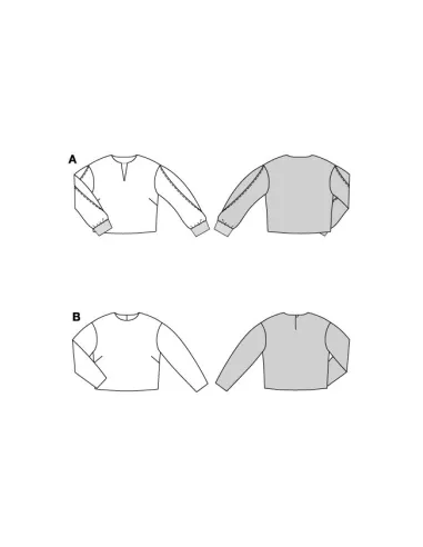 Patron Burda Pull | Zephyr Tissus