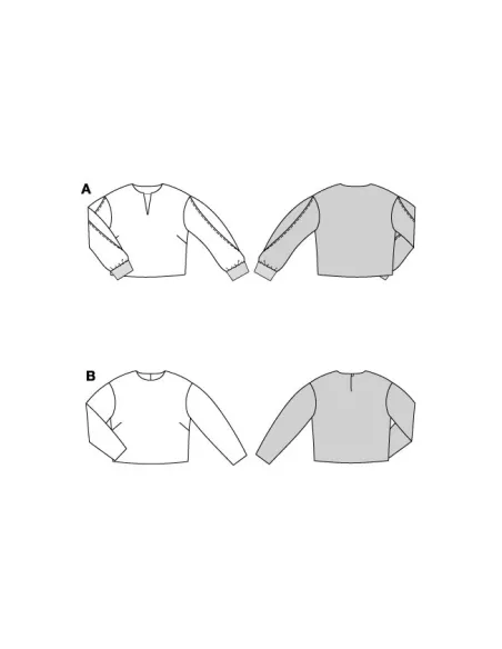 Patron Burda Pull | Zephyr Tissus