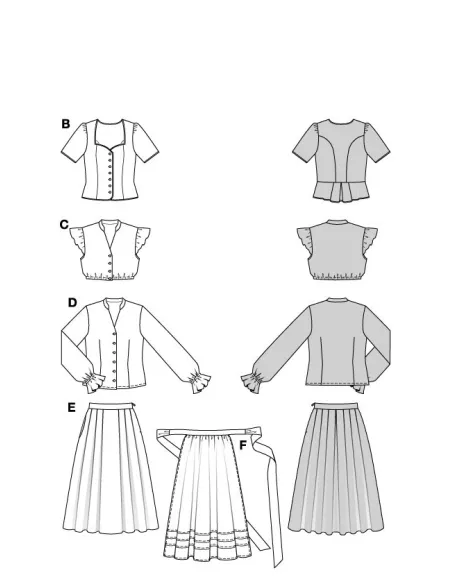 Patron Burda Dirndl | Zephyr Tissus