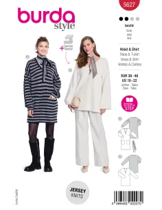 Patron Burda Robe & Pull | Zephyr Tissus