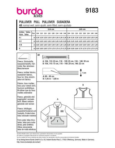 Patron Burda Pull & Gilet | Zephyr Tissus
