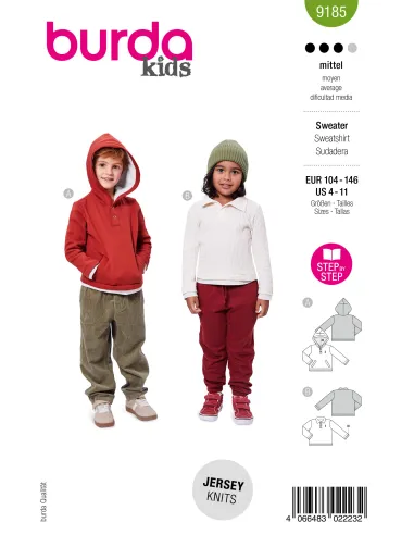 Patron Burda Sweatshirt | Zephyr Tissus