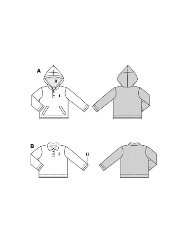 Patron Burda Sweatshirt | Zephyr Tissus