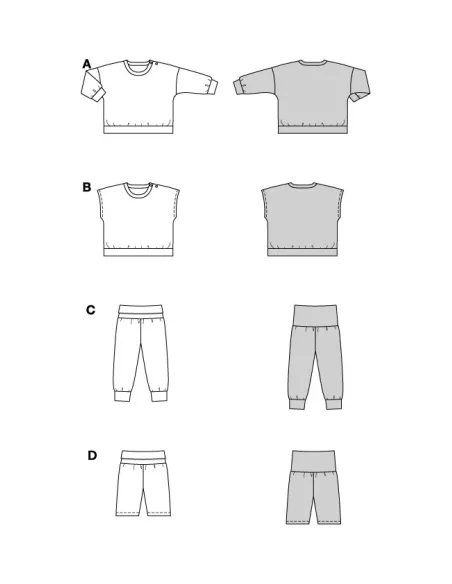 Patron Burda Sweatshirt & Pantalon | Zephyr Tissus