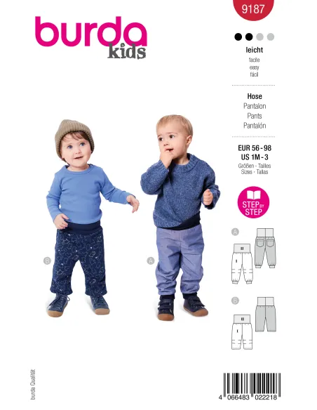 Patron Burda Pantalon | Zephyr Tissus