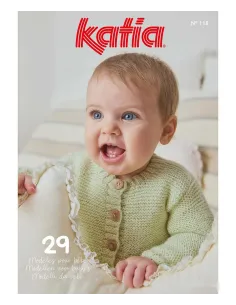 Catalogue Katia Layette 118, 29 modèles, Automne/Hiver