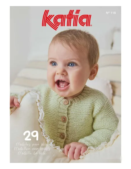 Catalogue Katia Layette 118, 29 modèles, Automne/Hiver
