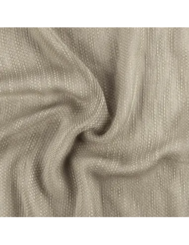 Voilage au mètre, EVASION, Filet flammé, Taupe, Laize 300...