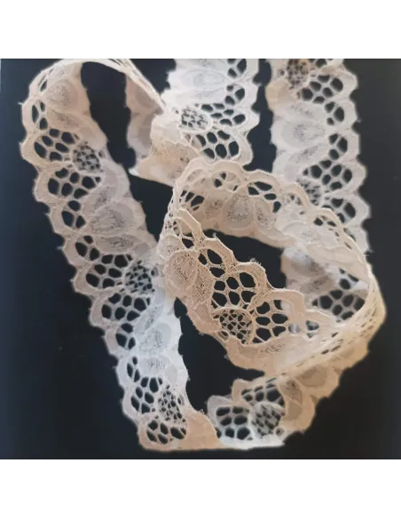 Ruban dentelle crème
