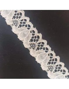 Ruban dentelle écru 2