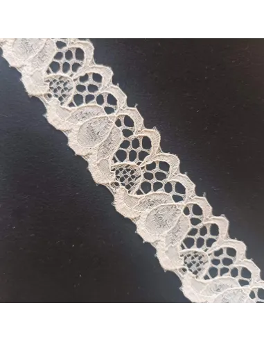 Ruban dentelle crème
