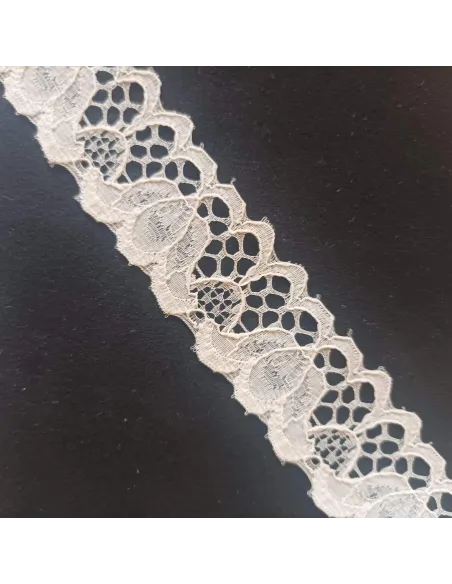 Ruban dentelle crème
