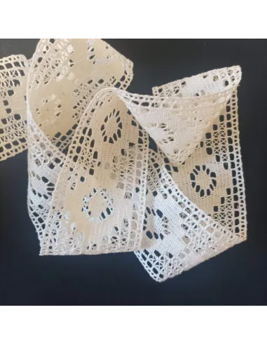 Ruban dentelle crème