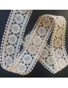 Ruban dentelle écru