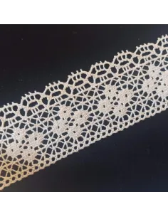 Ruban dentelle écru 2