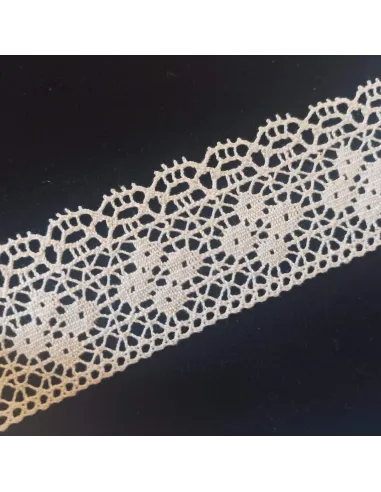 Ruban dentelle écru