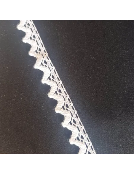 Ruban dentelle blanc