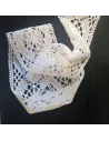 Ruban dentelle blanc