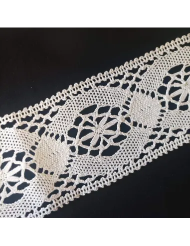 Ruban dentelle blanc