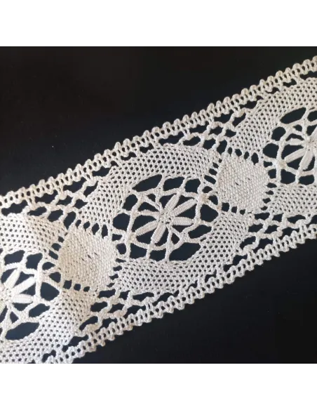 Ruban dentelle blanc
