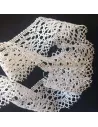 Ruban dentelle blanc