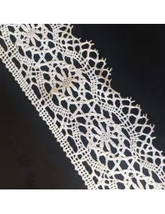 Ruban dentelle blanc 2
