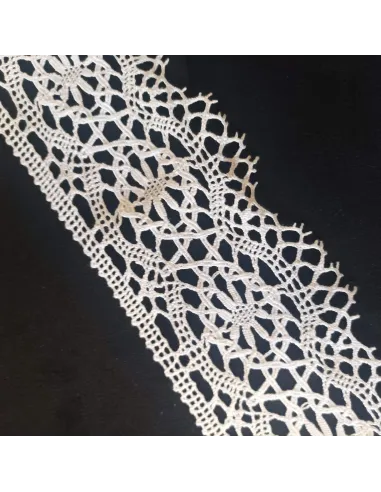 Ruban dentelle blanc